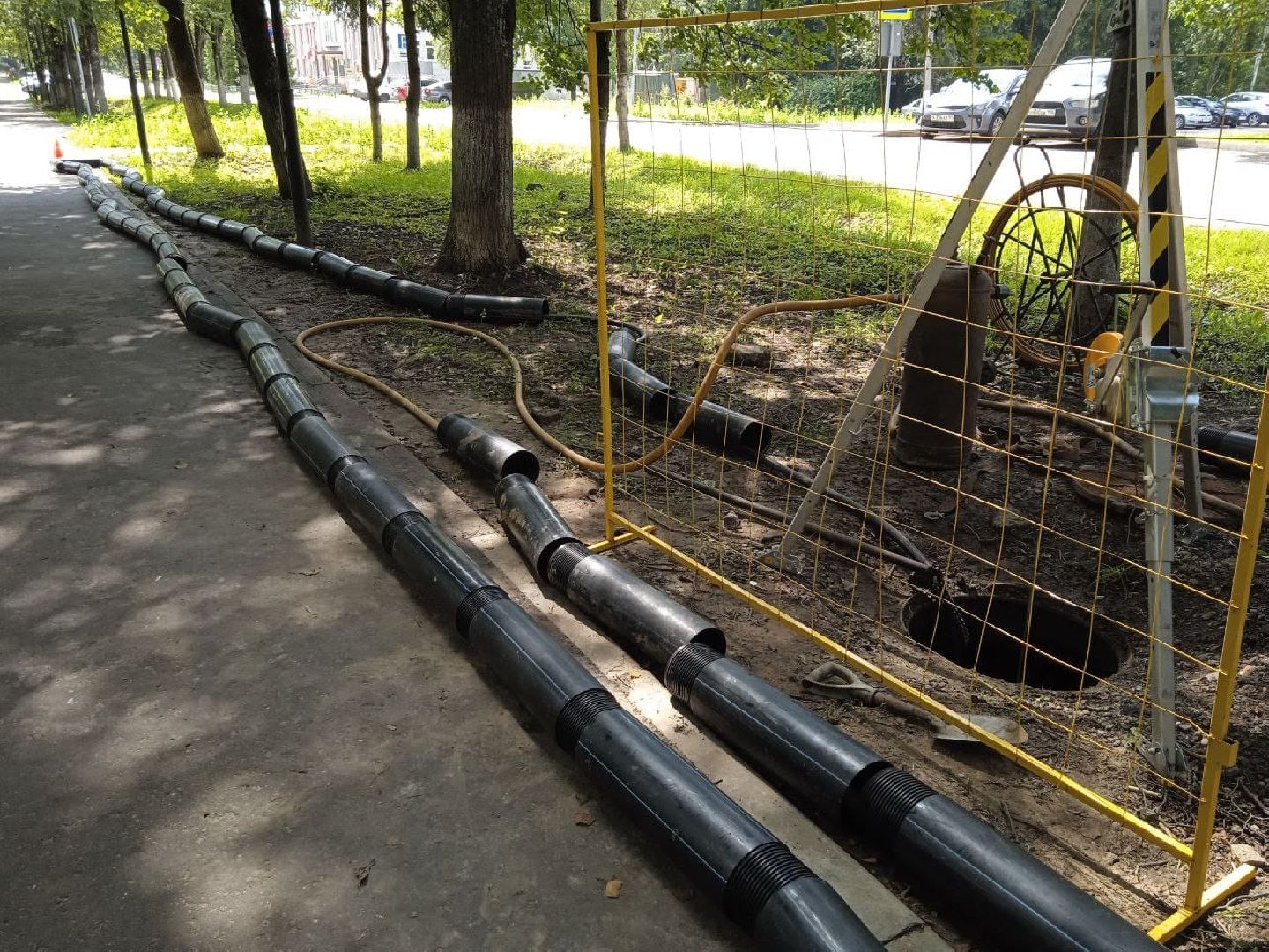 городской округ восход, жкх, благоустройство, канализация, трубы,