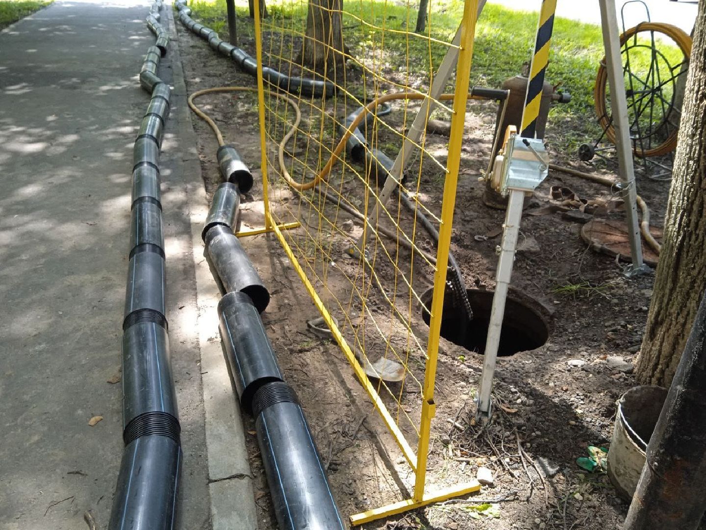 городской округ восход, жкх, благоустройство, канализация, трубы,