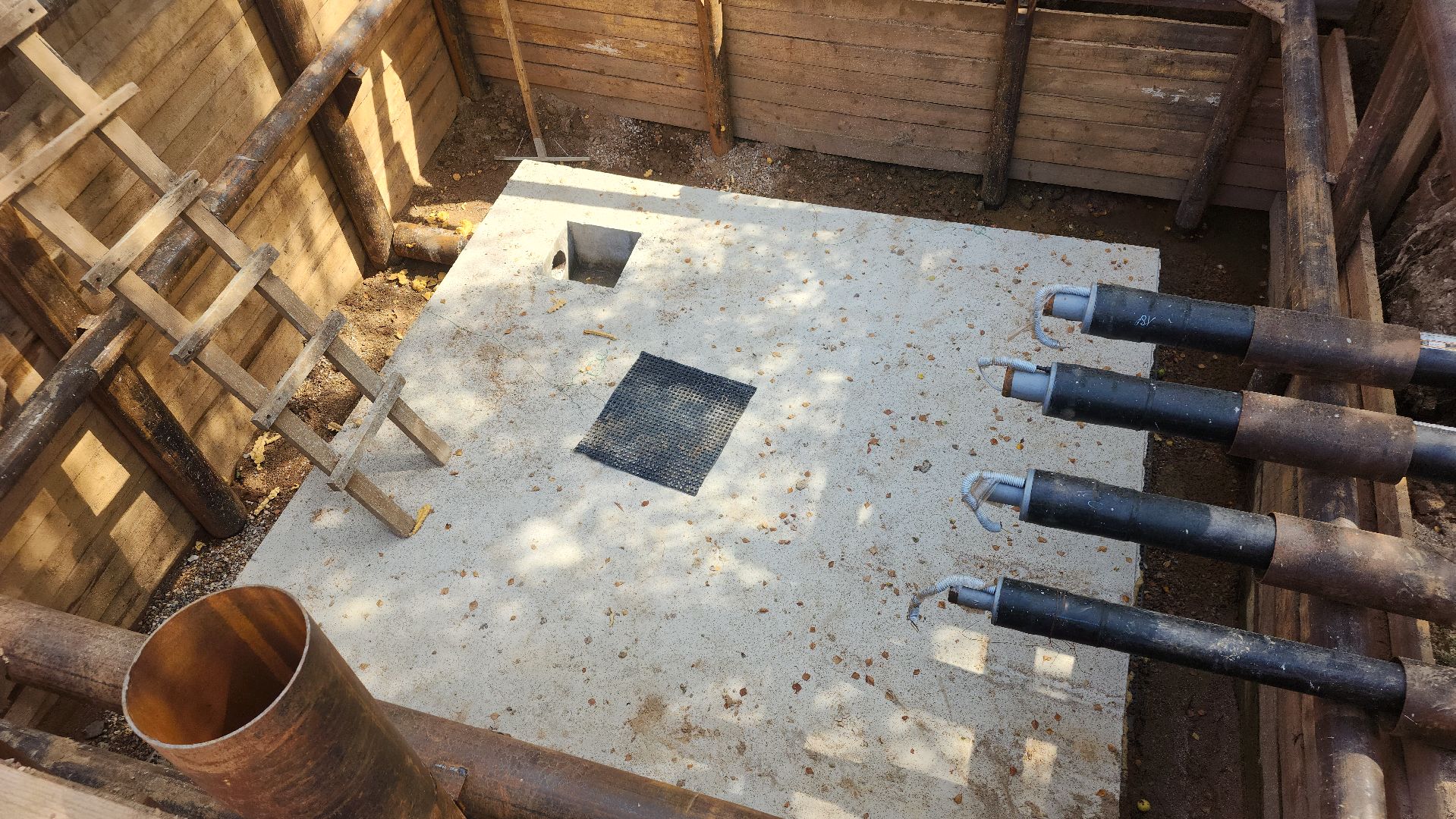 волоколамск, сычево, ремонт теплосети,