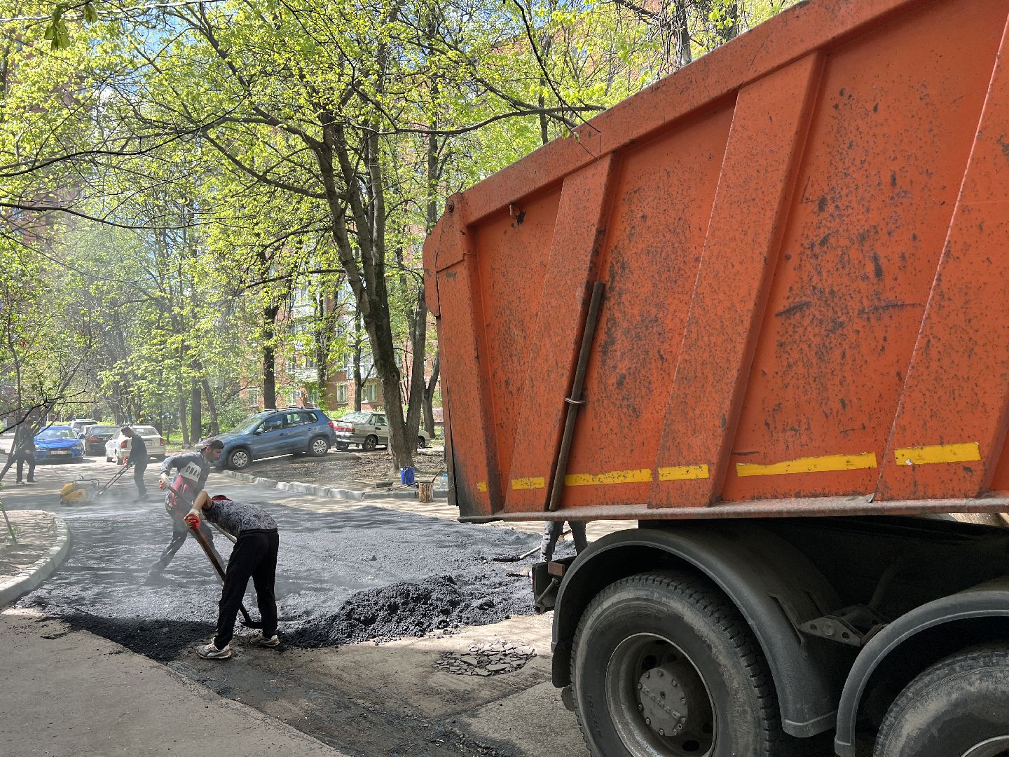 Химки, ямочный ремонт, благоустройство, ремонт дворов