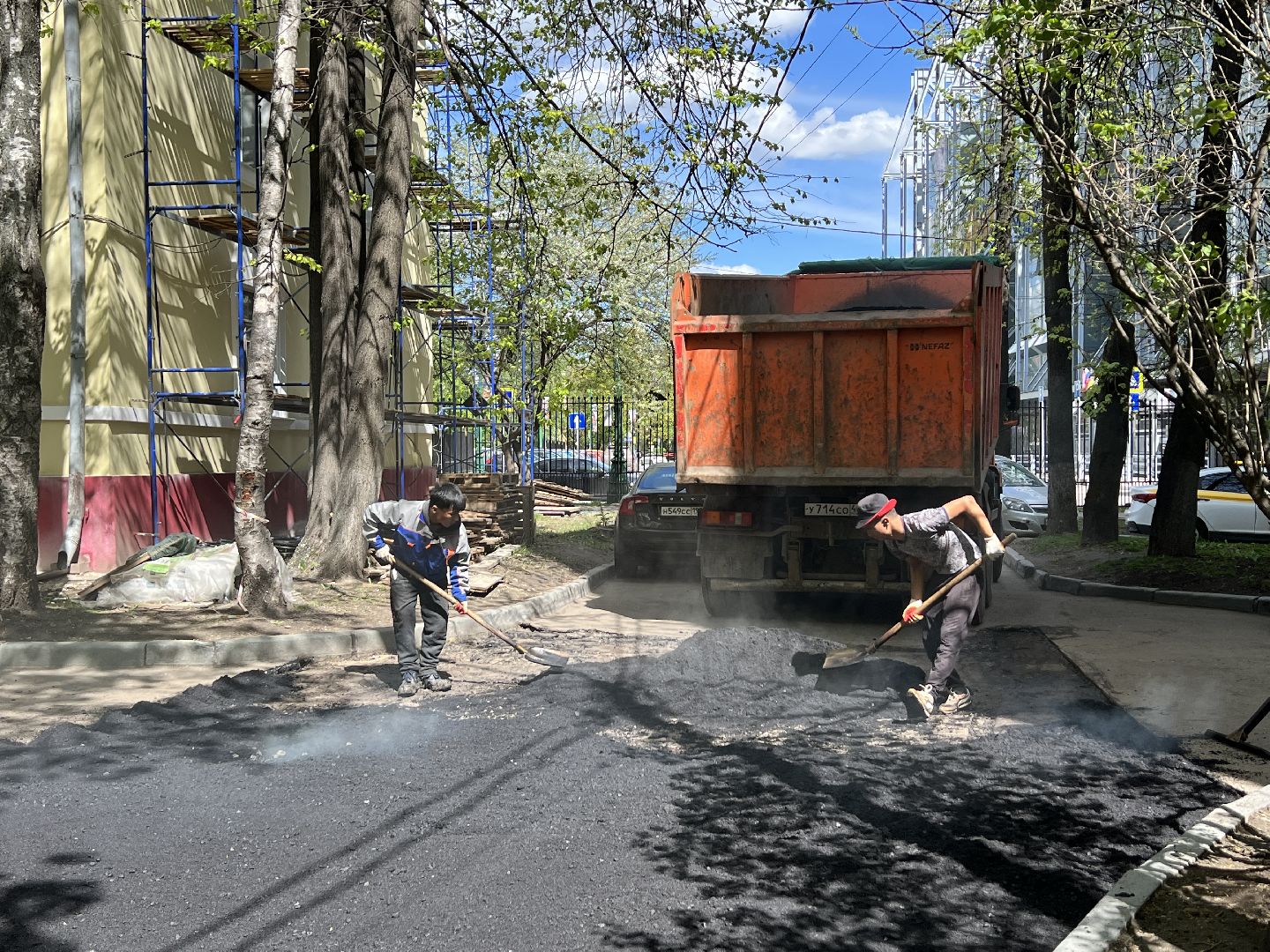 Химки, ямочный ремонт, благоустройство, ремонт дворов