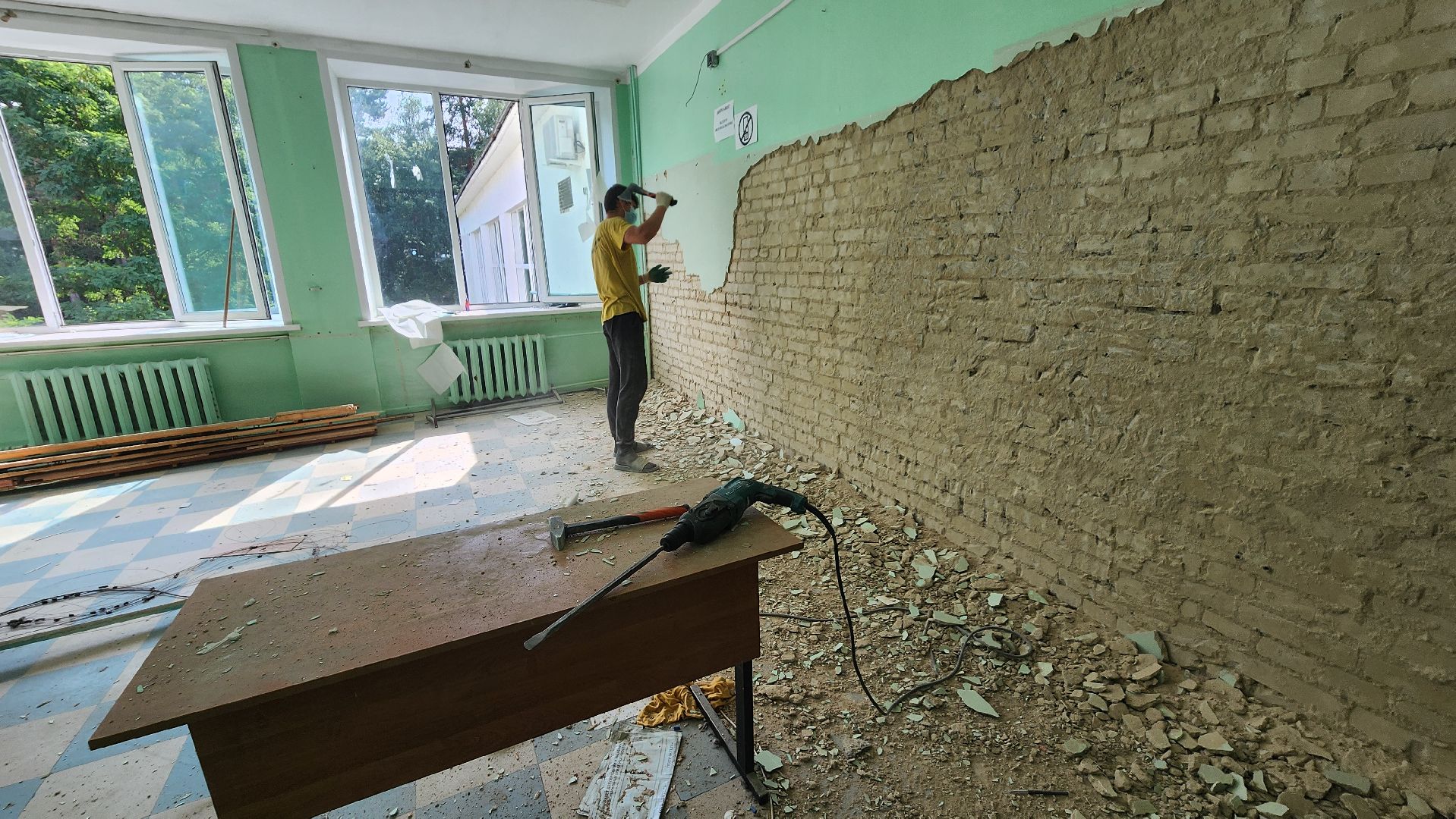 капитальный ремонт школы, протвино, лицей протвино,