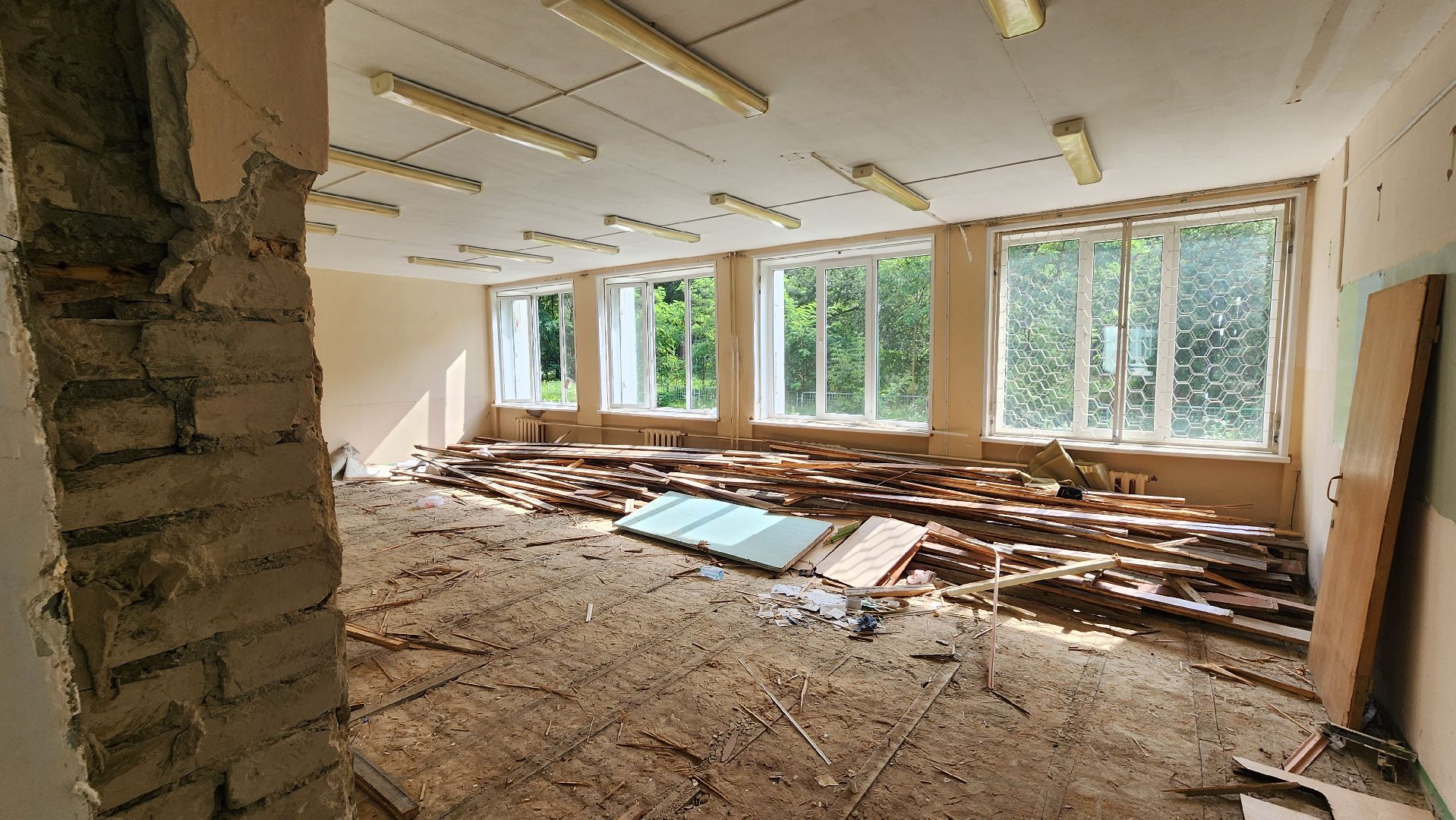 капитальный ремонт школы, протвино, лицей протвино,