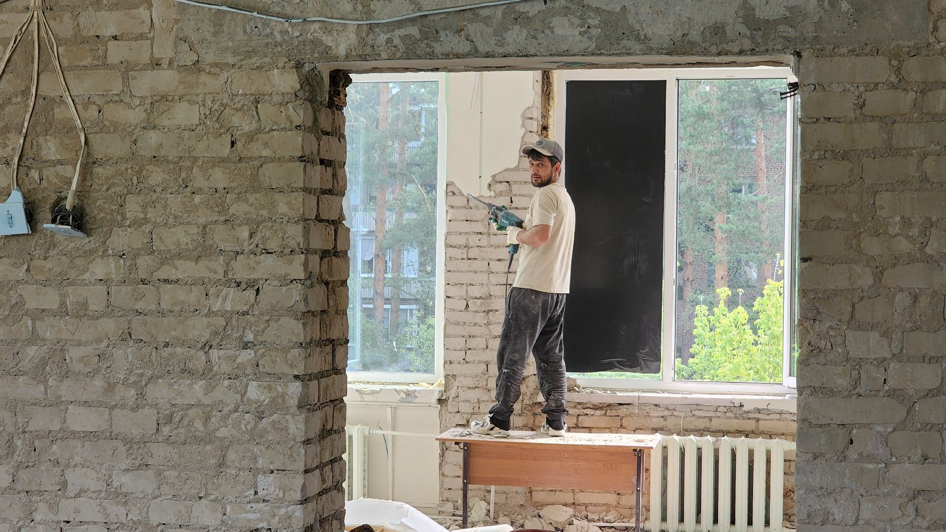 капитальный ремонт школы, протвино, лицей протвино,