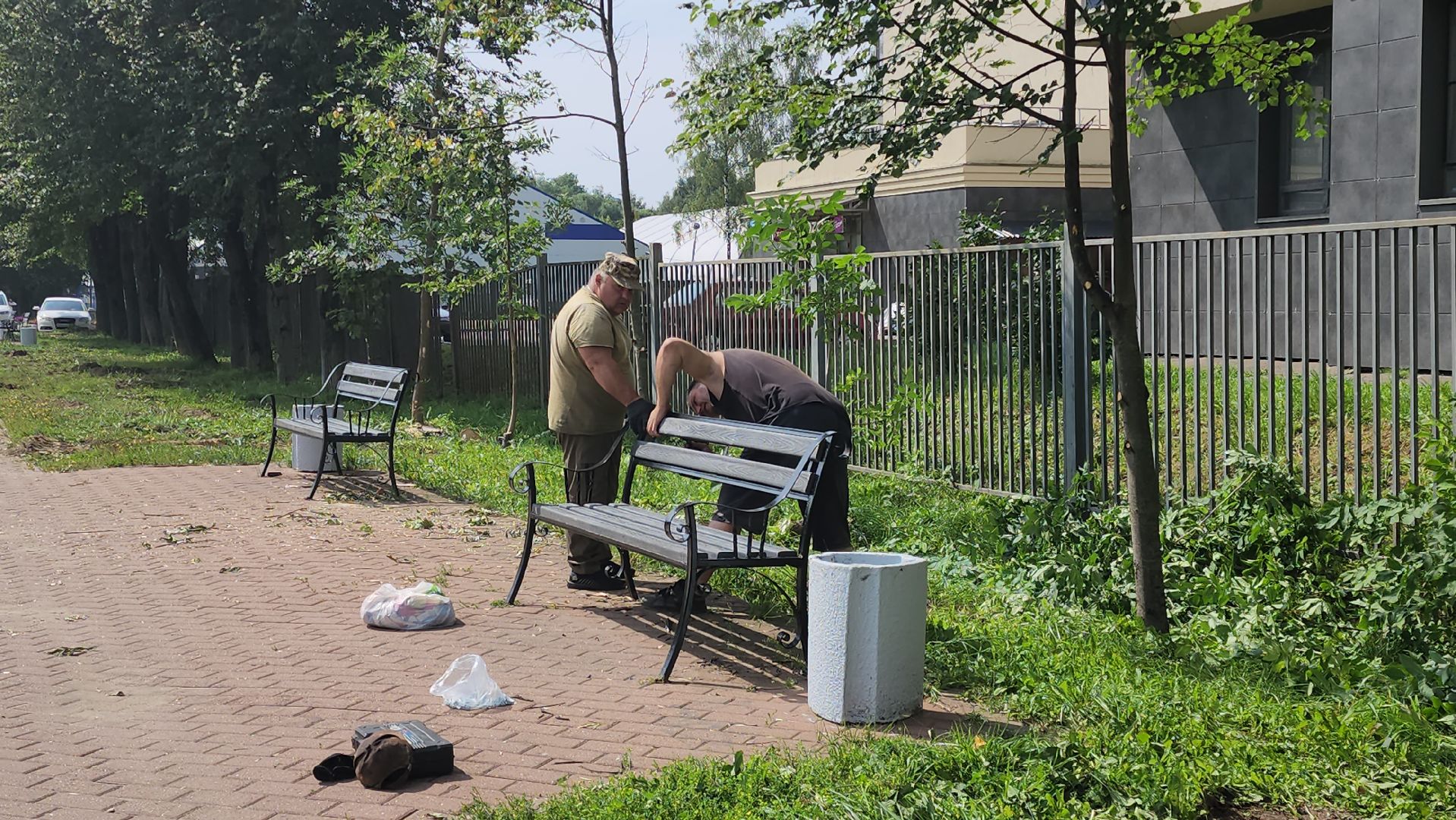 сергиево-посадский городской округ, хотьково, Бульвар художников, благоустройство,
