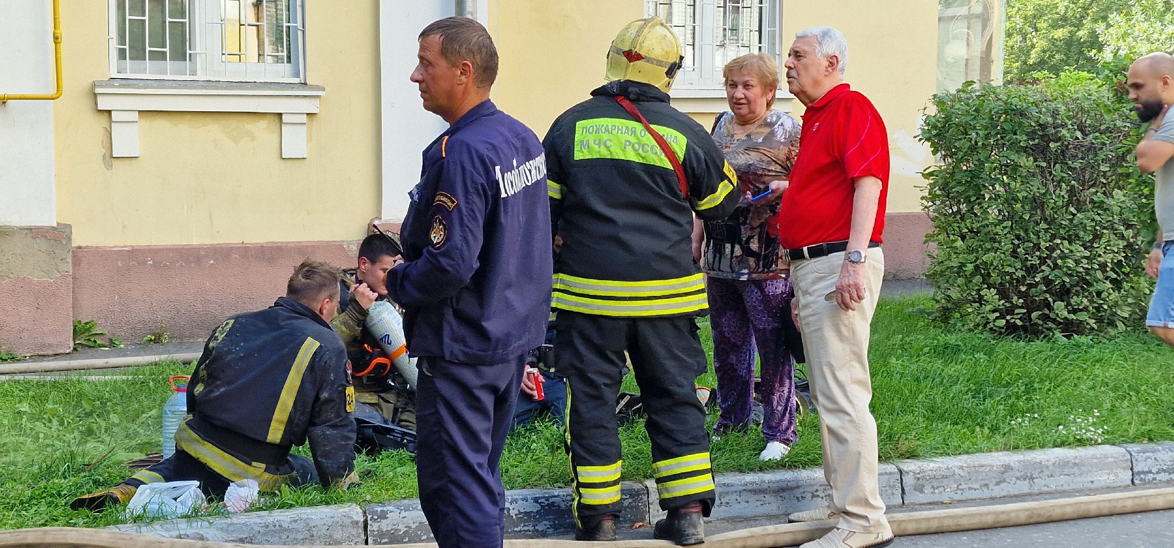 ЧП, пожар на флерова в Балашихе, Балашиха,