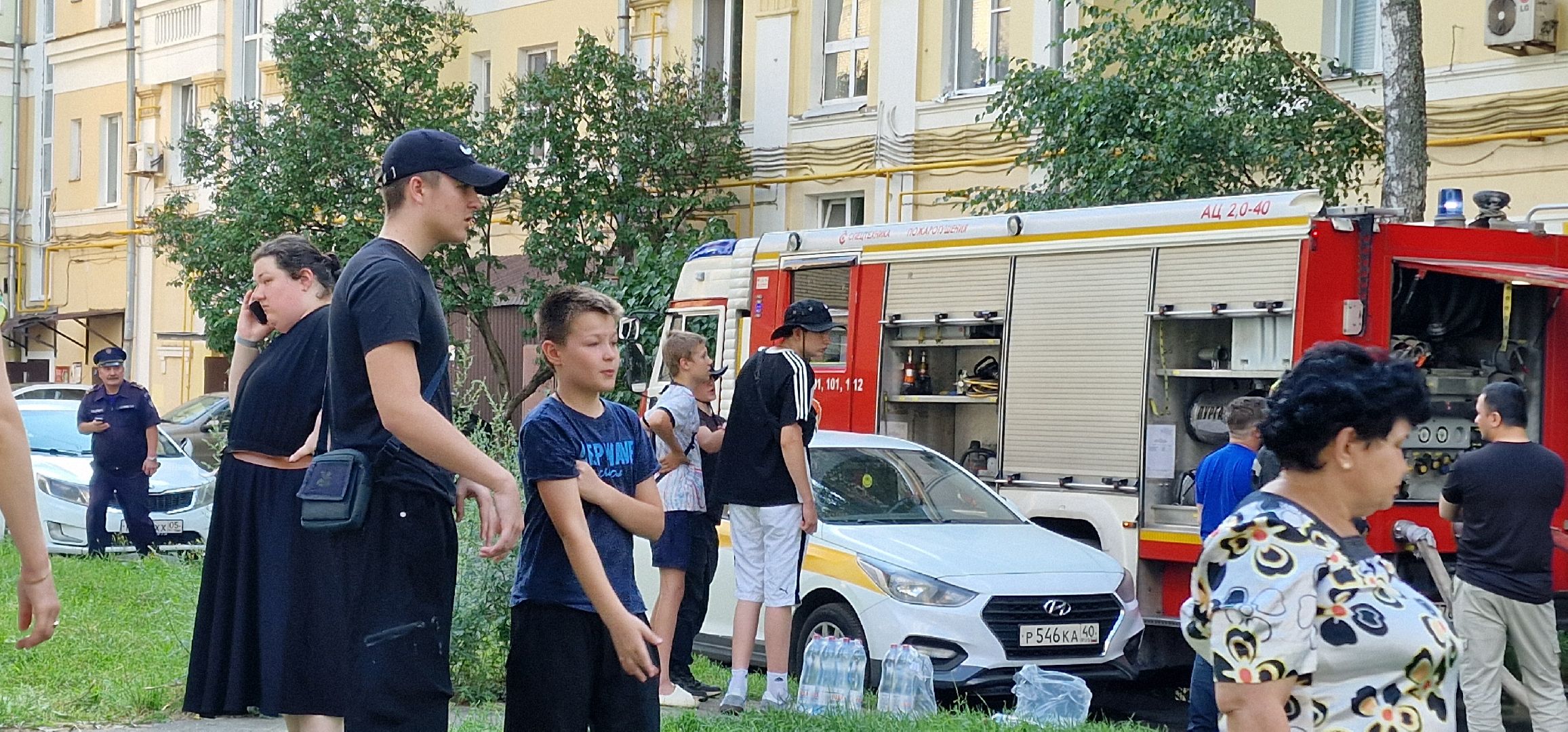 ЧП, пожар на флерова в Балашихе, Балашиха,