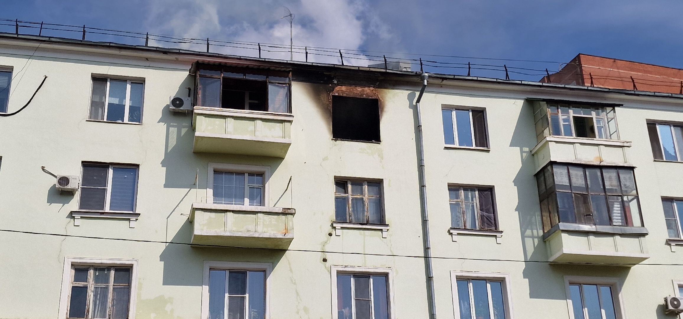 ЧП, пожар на флерова в Балашихе, Балашиха,