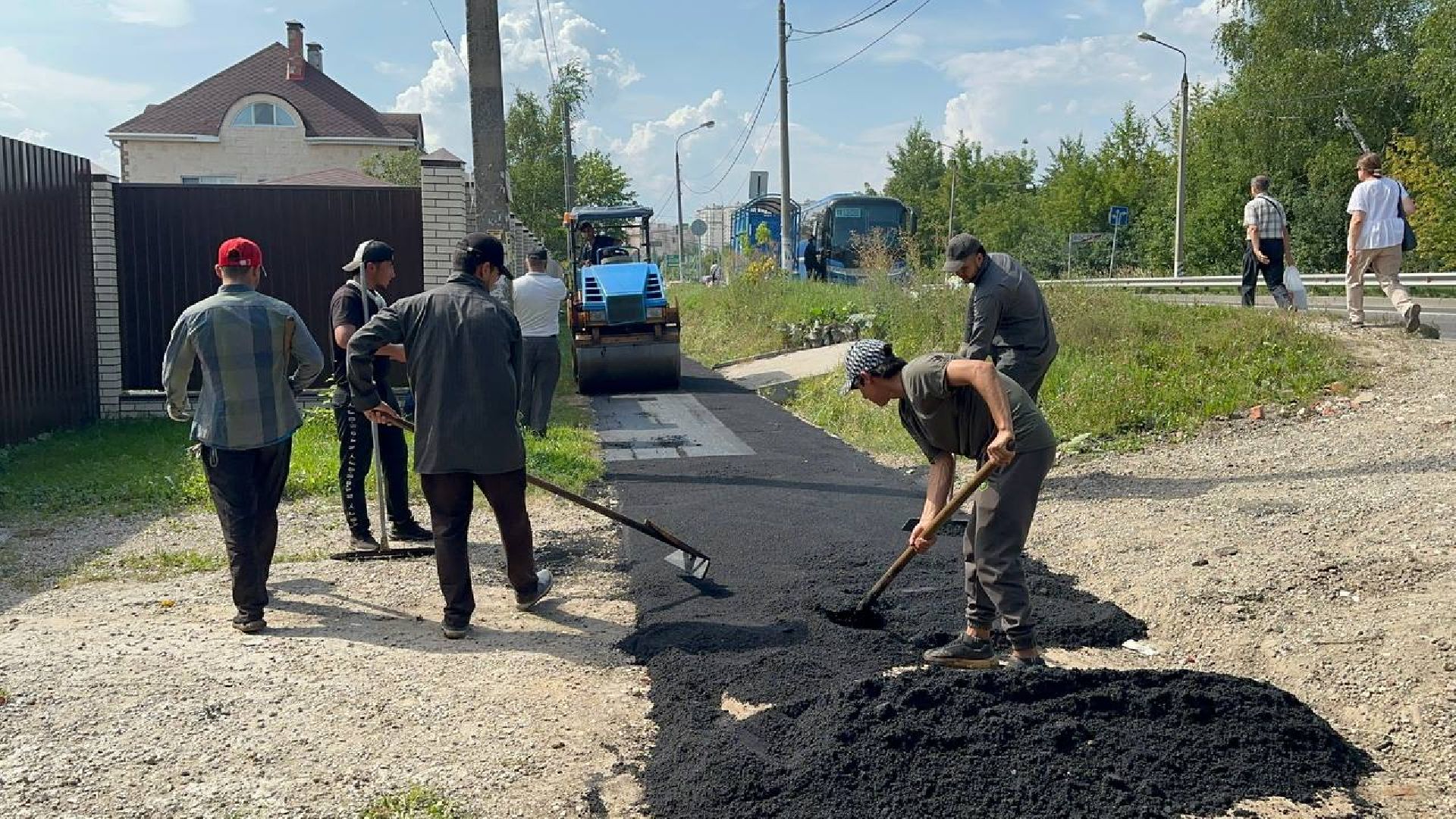 ремонт дорог, благоустойство, домодедово,