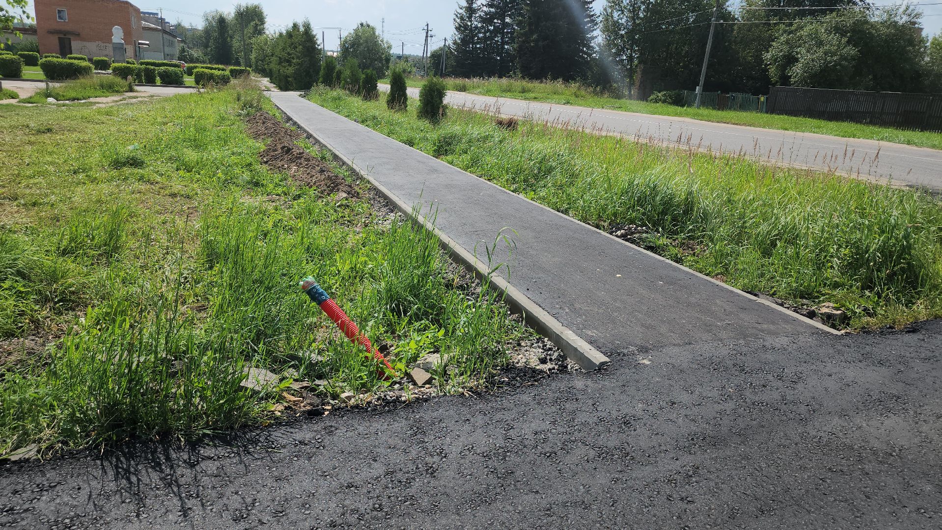 щёлково, Богослово, благоустройство двора, новый асфальт,