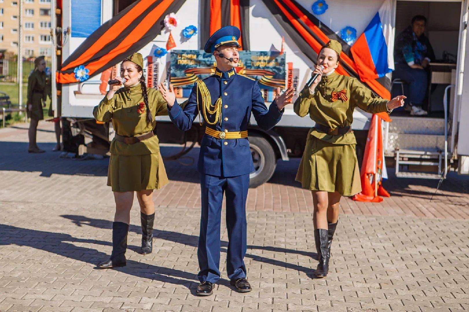 День Победы, Агитбригады, Орехово-Зуево