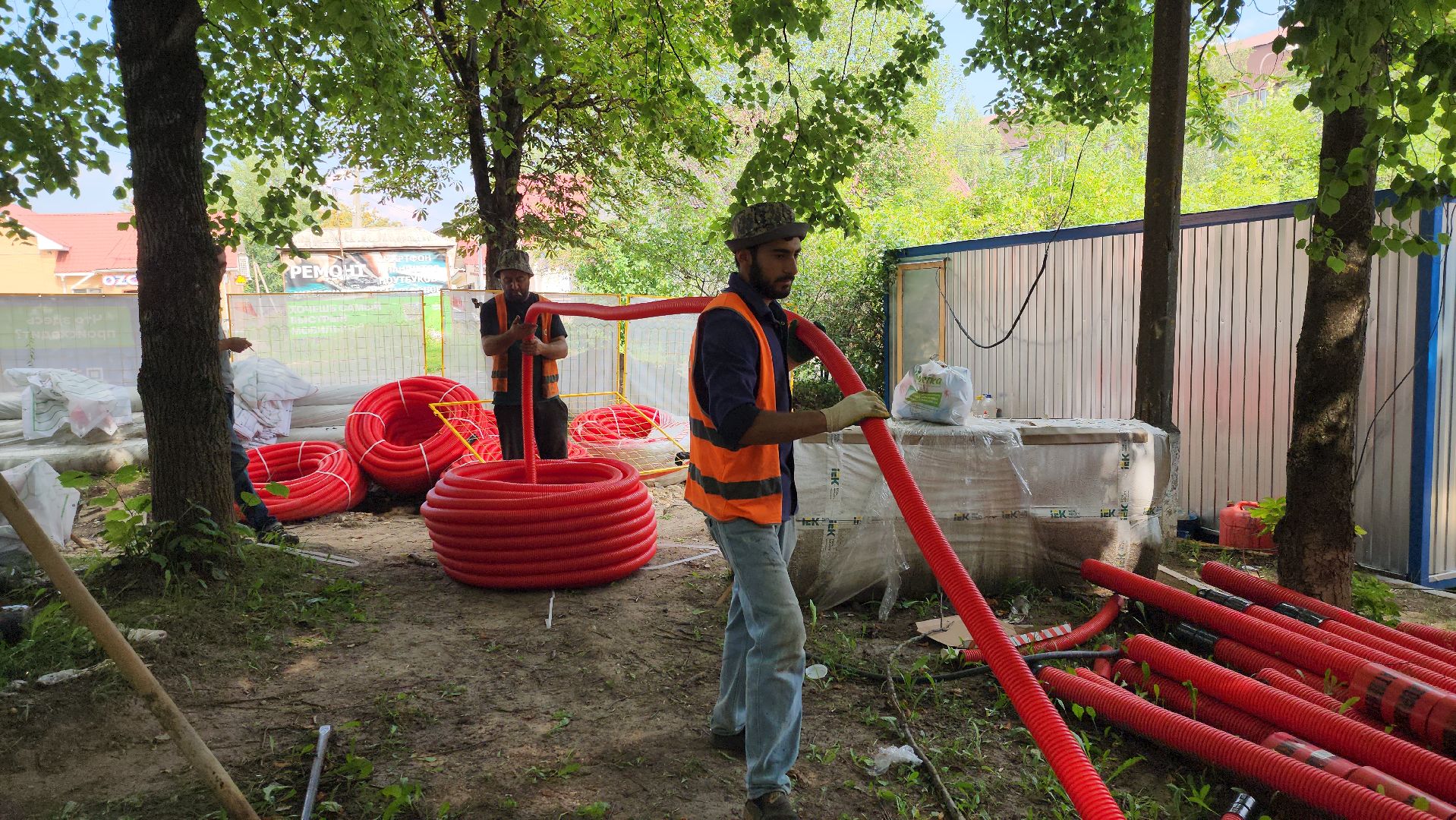 Руза, Благоустройство , Благоустройство сквера ,