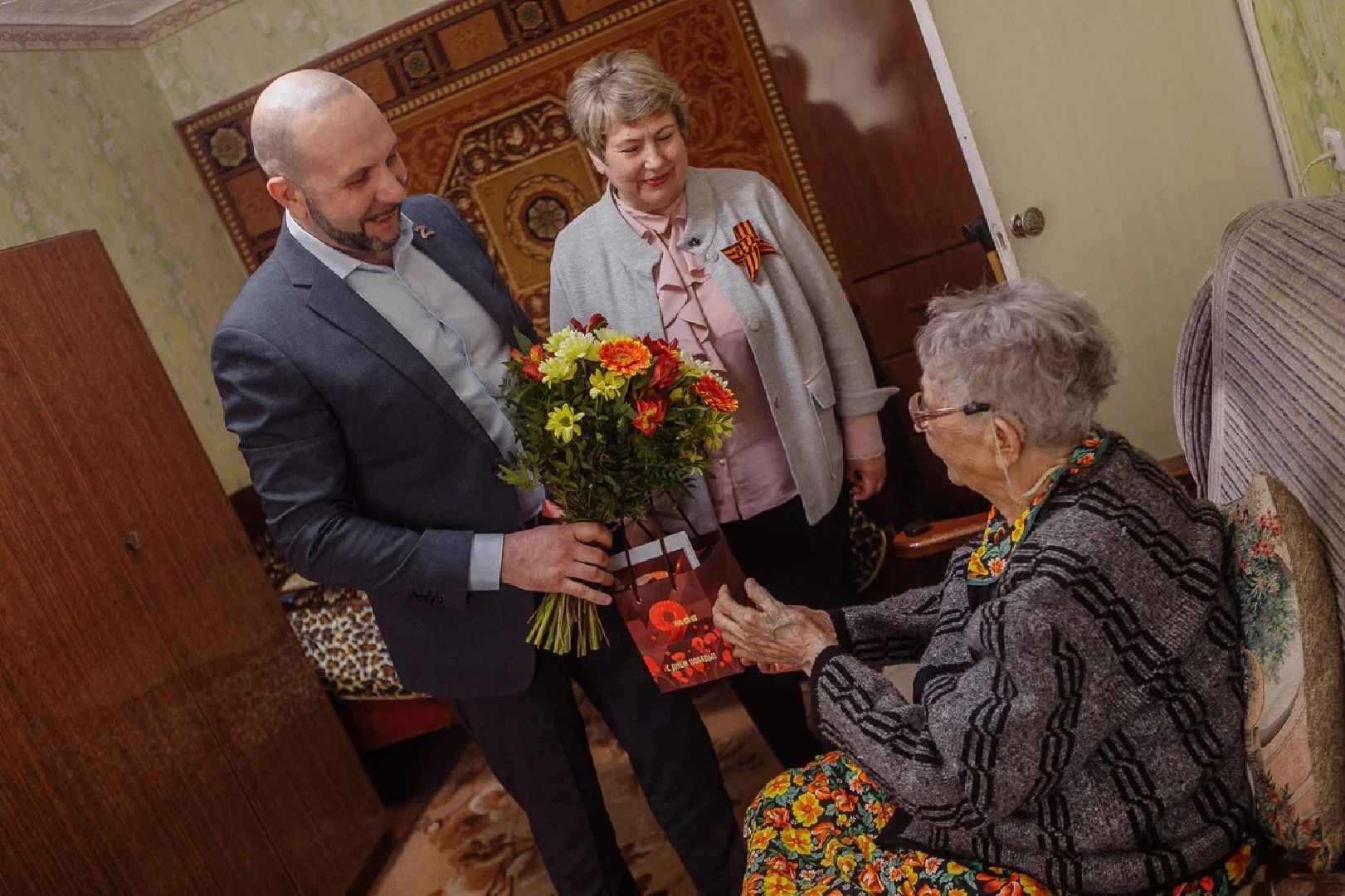День Победы, участница войны, Орехово-Зуево, Ликино-Дулево, Заголовацкий, ветеран