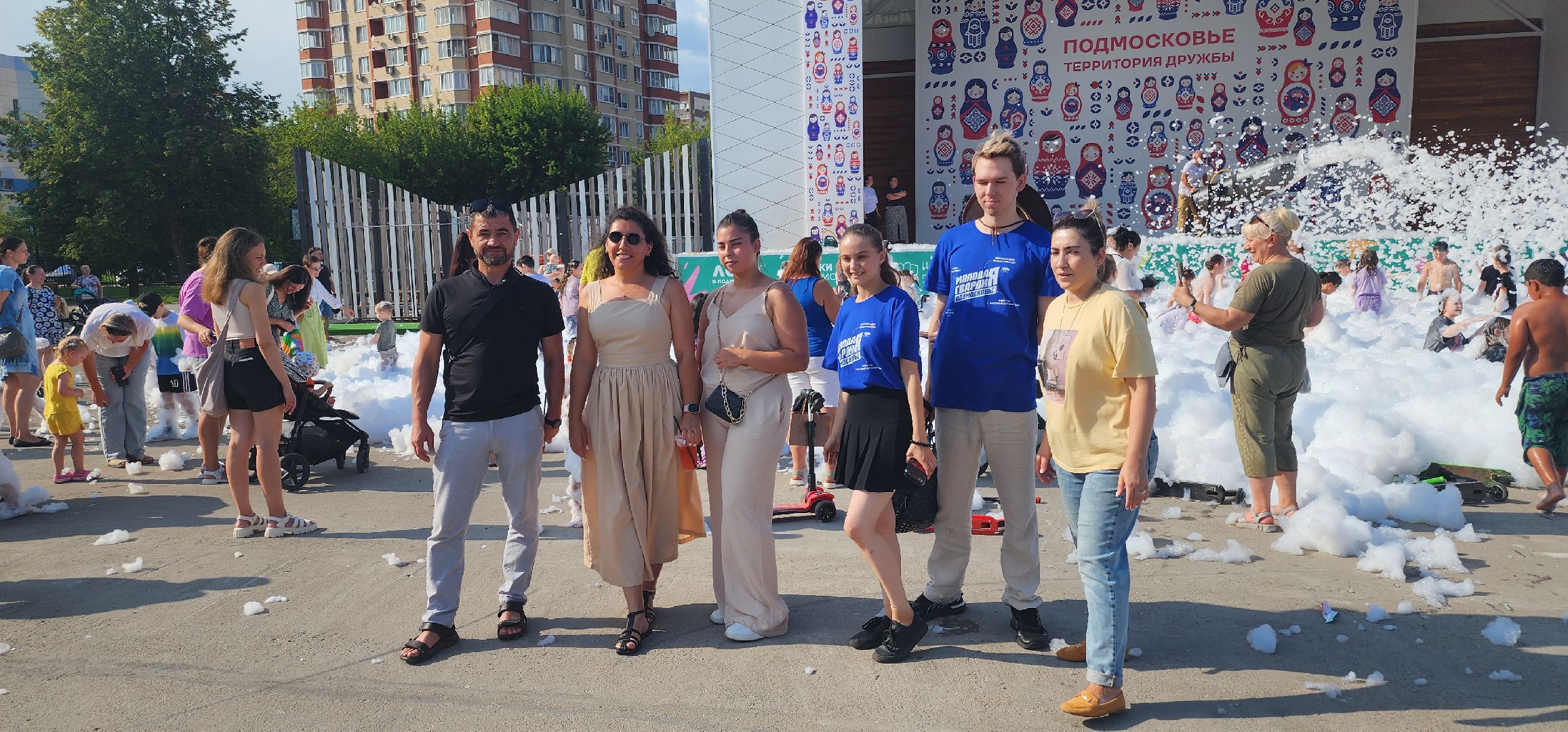 долгопрудный, центральный парк, большая эстрада, пенная вечеринка, дискотека, дети,