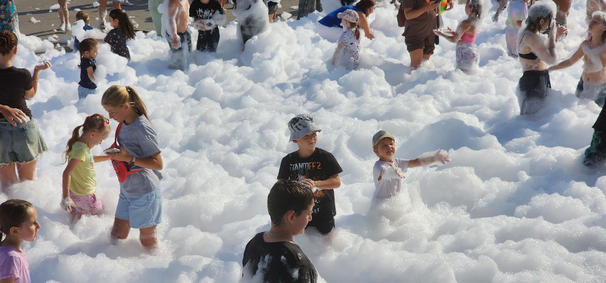 долгопрудный, центральный парк, большая эстрада, пенная вечеринка, дискотека, дети,