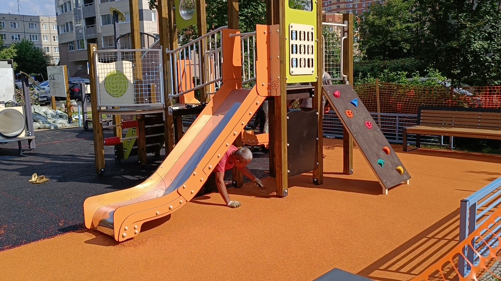 детская площадка, лобня, двор,