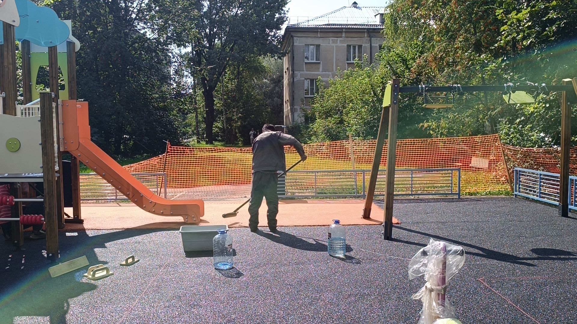 детская площадка, лобня, двор,