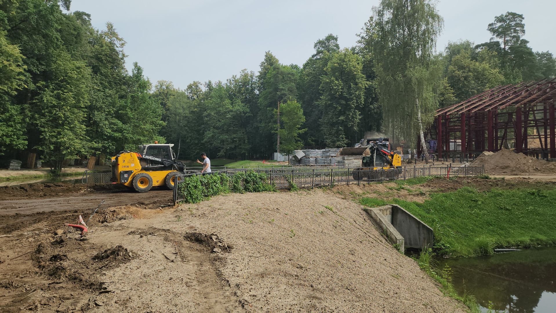 красногорск, зеленый театр, городской парк, реконструкция,