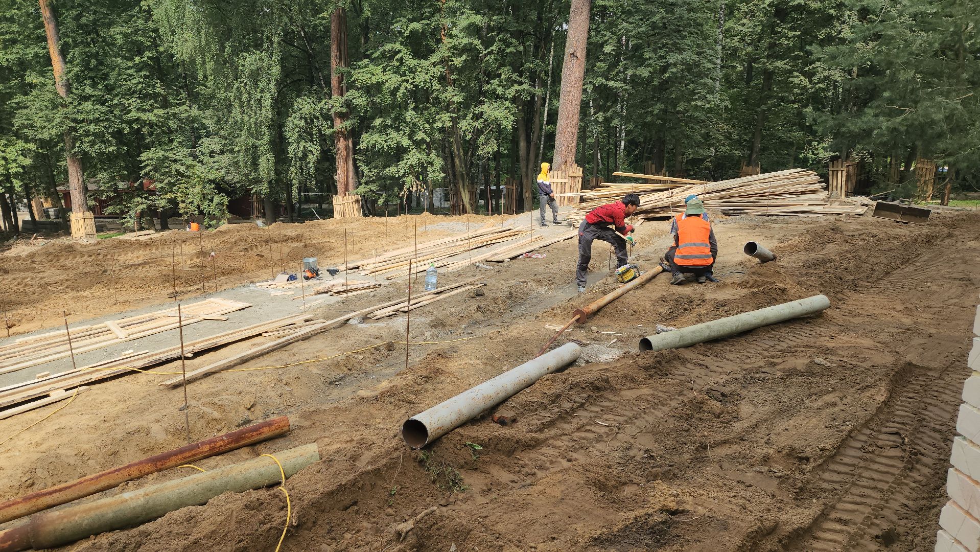 красногорск, зеленый театр, городской парк, реконструкция,