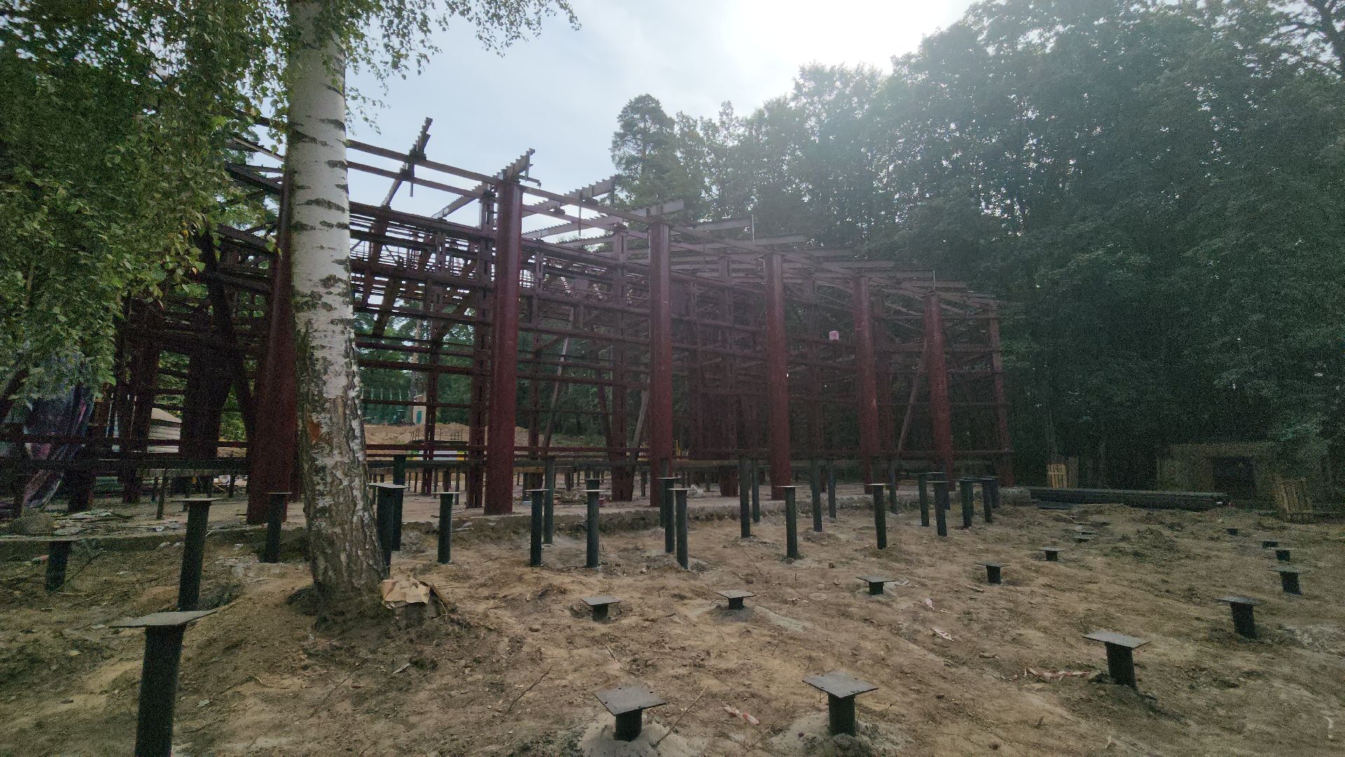 красногорск, зеленый театр, городской парк, реконструкция,