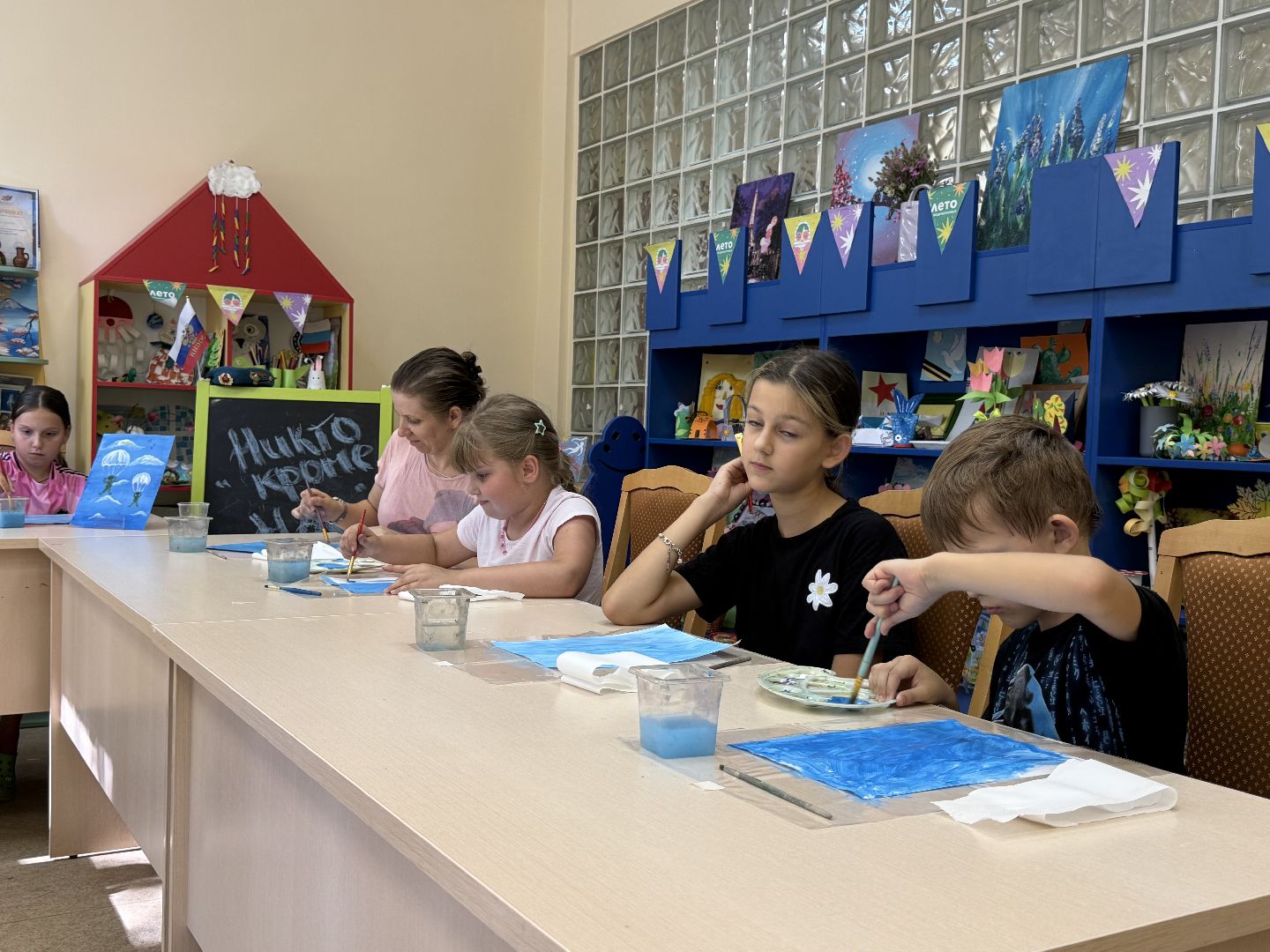 Люберцы , Библиотека проспект, мастер-класс, рисование, Праздник , Вдв,