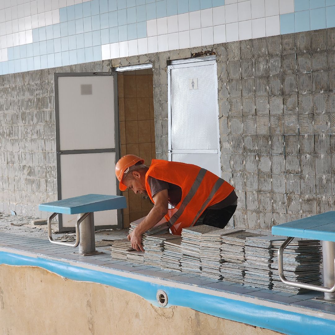 Спорт, Благоустройство , Ремонт спорткомплекса ,