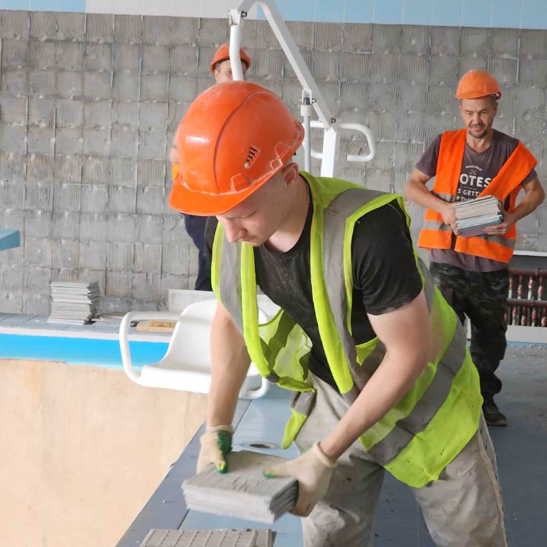 Спорт, Благоустройство , Ремонт спорткомплекса ,