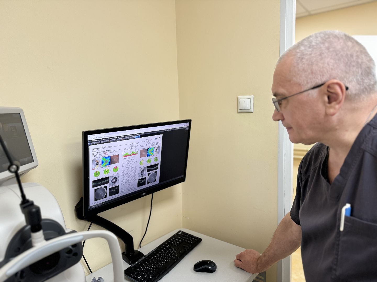 офтальмологическое отделение, офтальмологическое оборудование, видновская клиническая больница, ленинский городской округ,