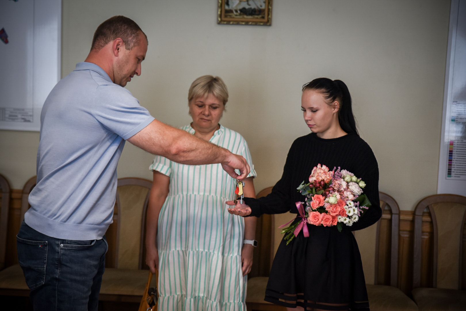 бронницы, ключи от квартиры, квартира детям-сиротам, вручение ключей от квартиры , квартира сироте,