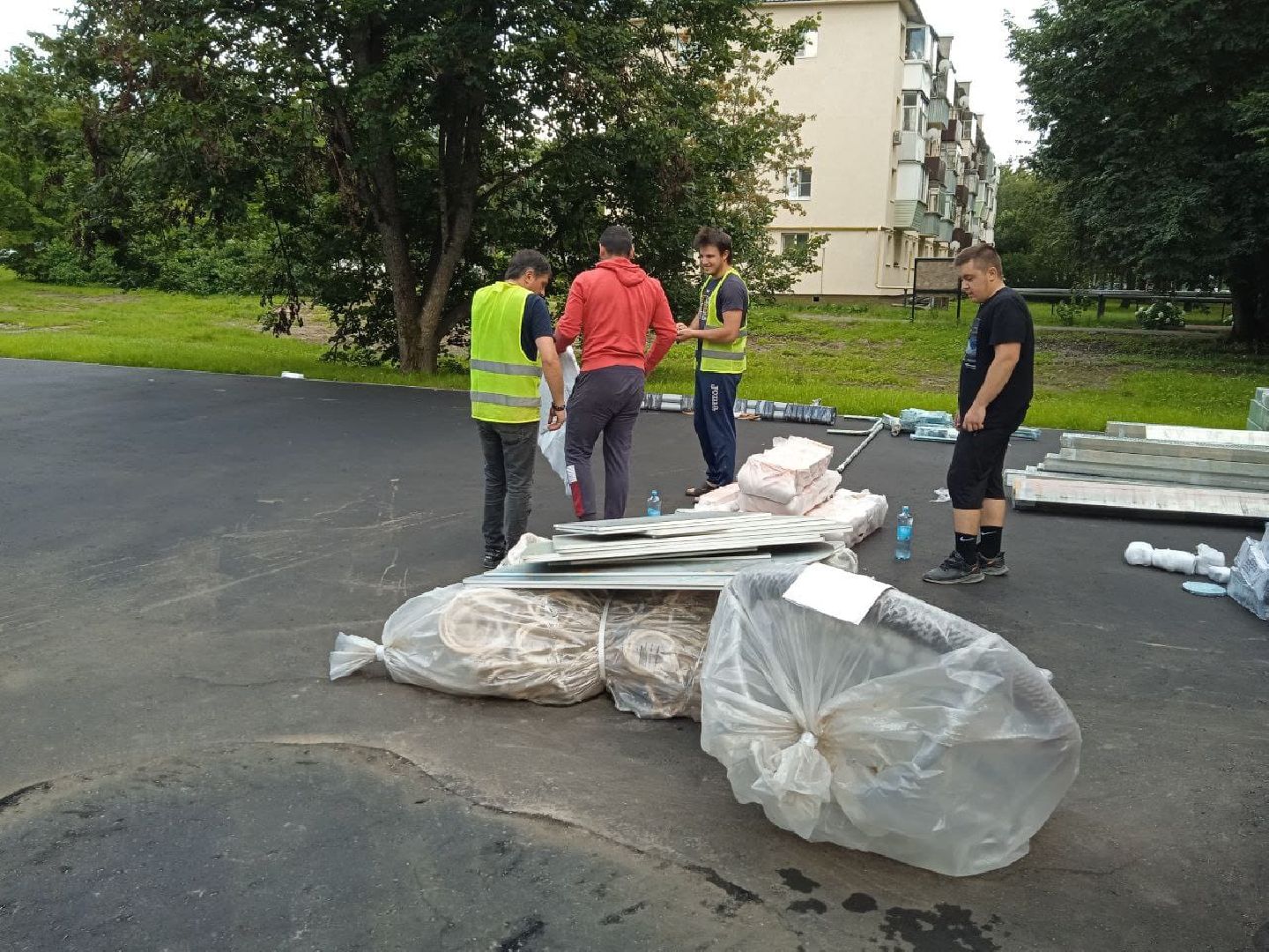 городской округ восход, благоустройство, детская  площадка, спортивная площадка,