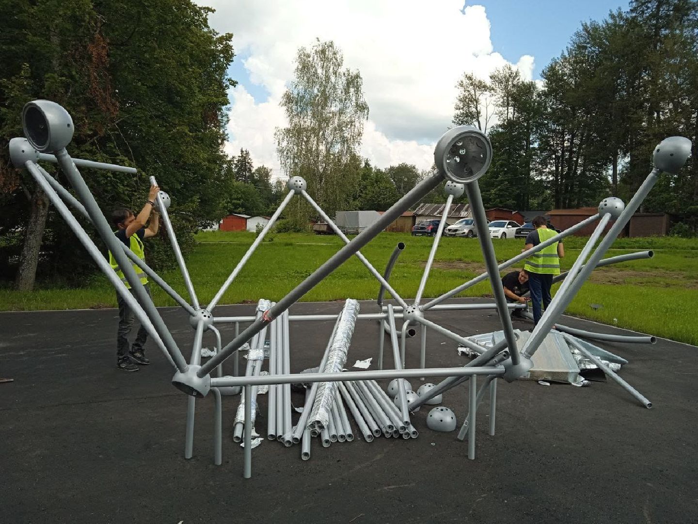 городской округ восход, благоустройство, детская  площадка, спортивная площадка,