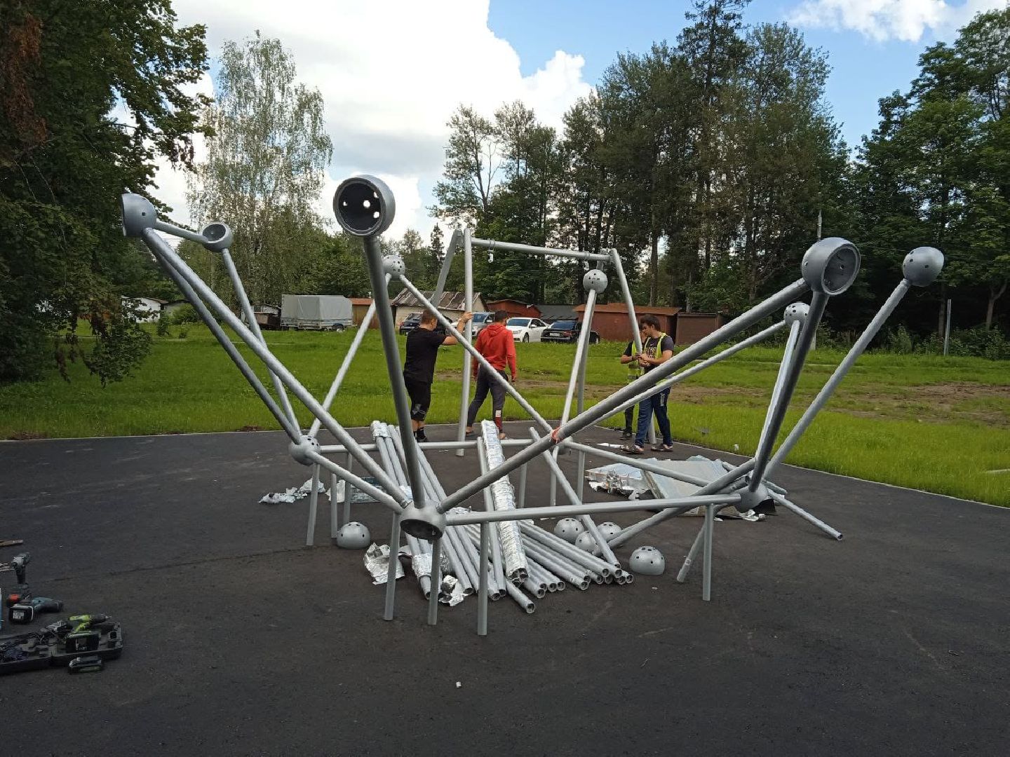 городской округ восход, благоустройство, детская  площадка, спортивная площадка,