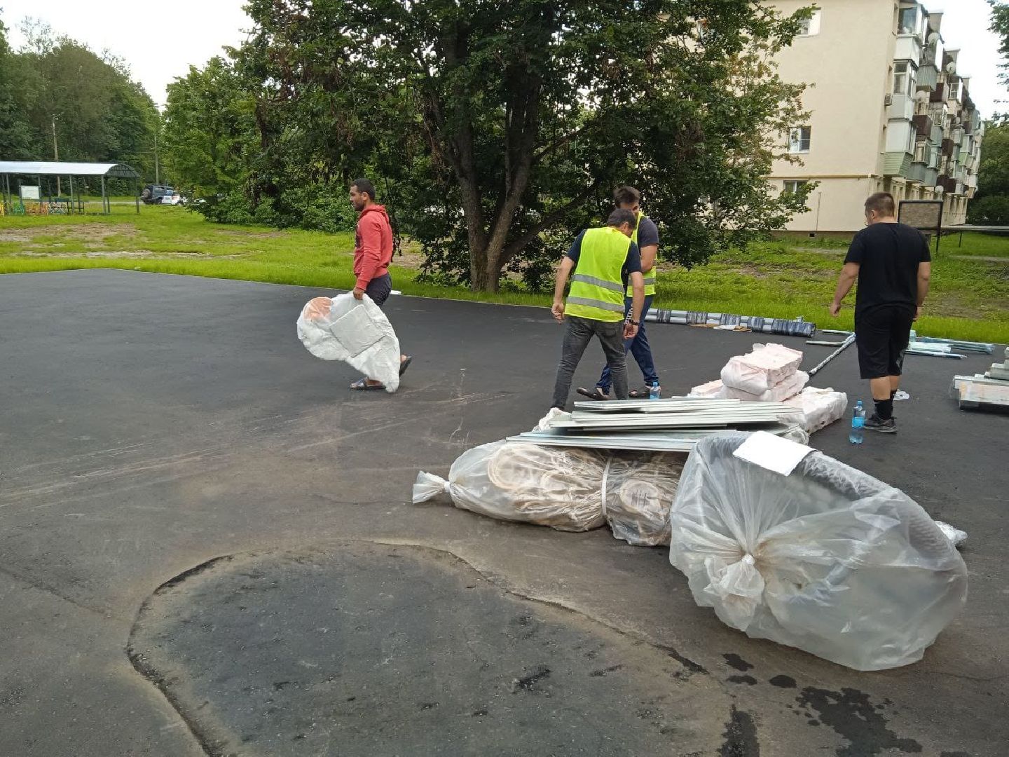 городской округ восход, благоустройство, детская  площадка, спортивная площадка,