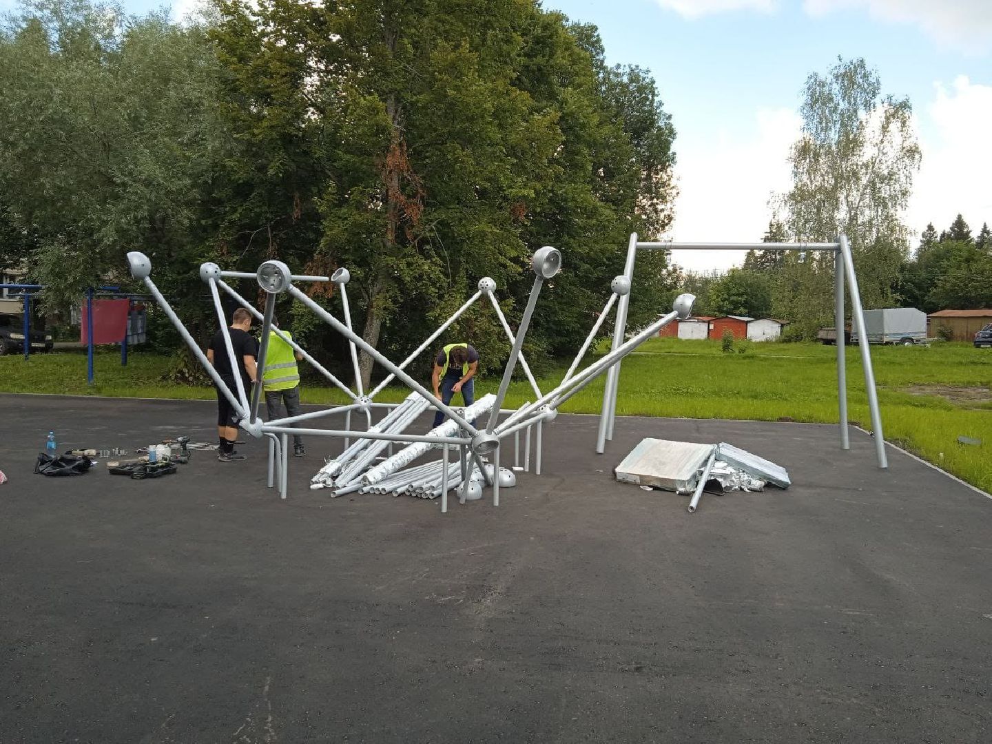 городской округ восход, благоустройство, детская  площадка, спортивная площадка,