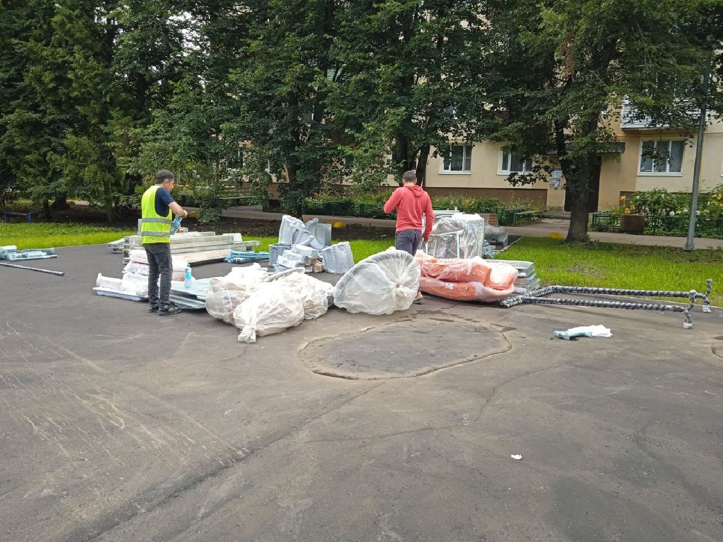городской округ восход, благоустройство, детская  площадка, спортивная площадка,