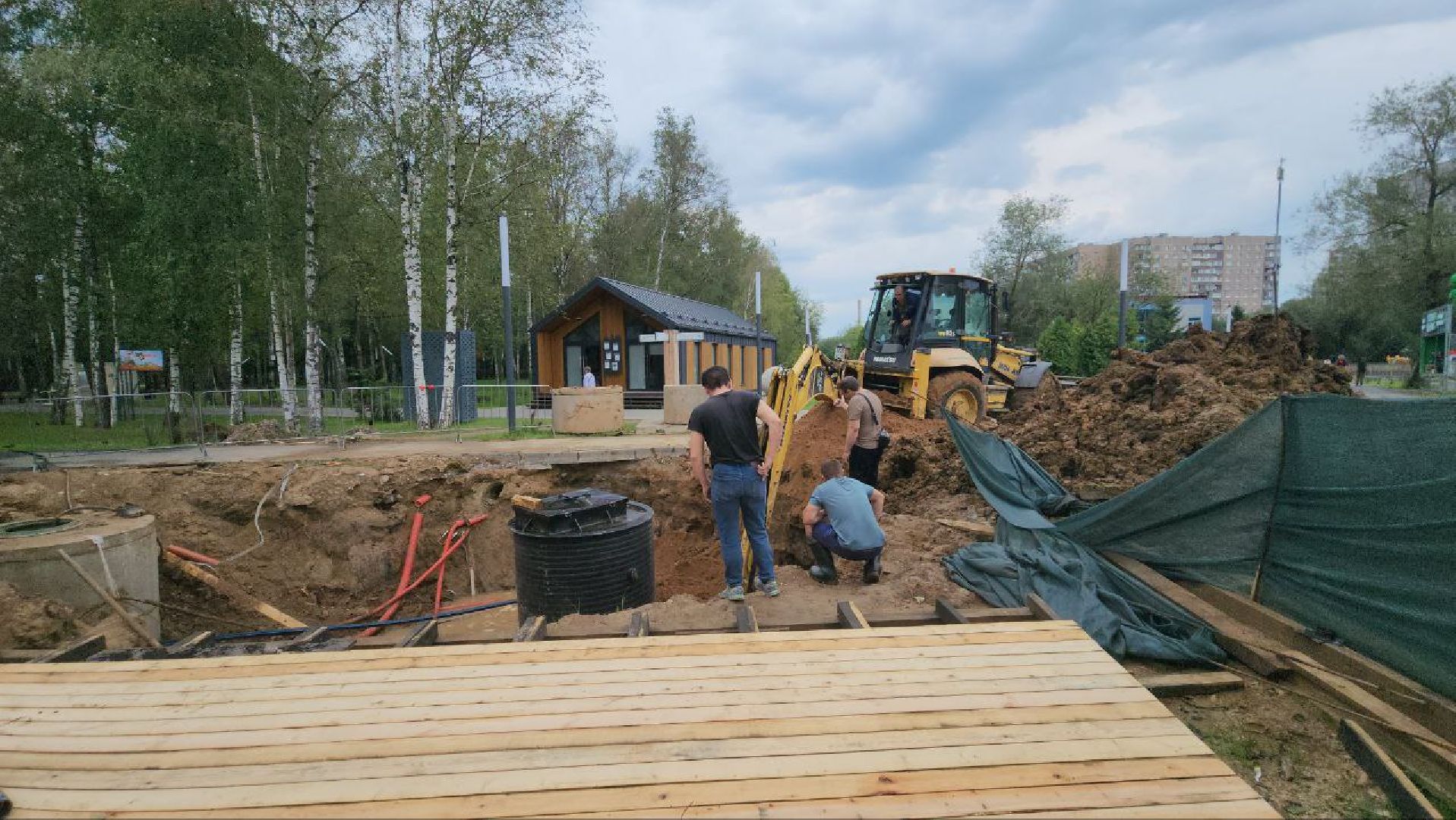 канализационно-насосная станция, кнс, Лобня,