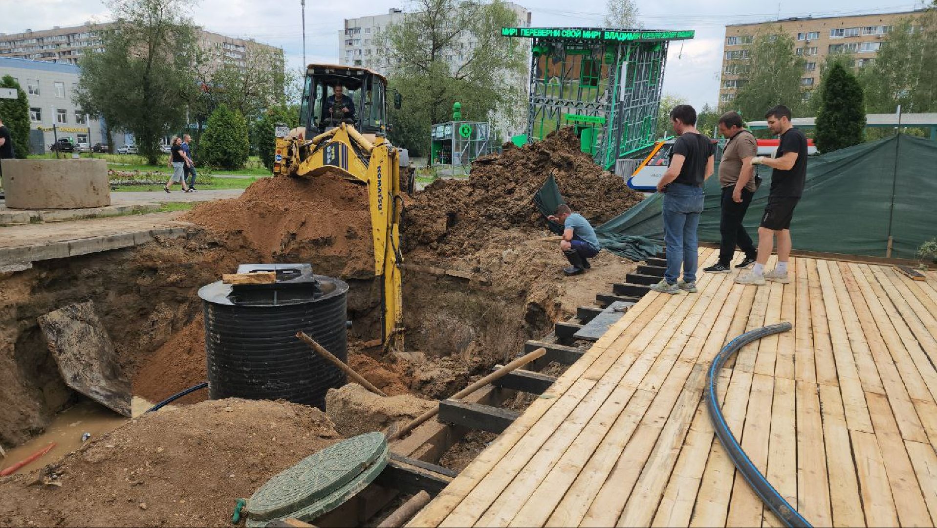 канализационно-насосная станция, кнс, Лобня,