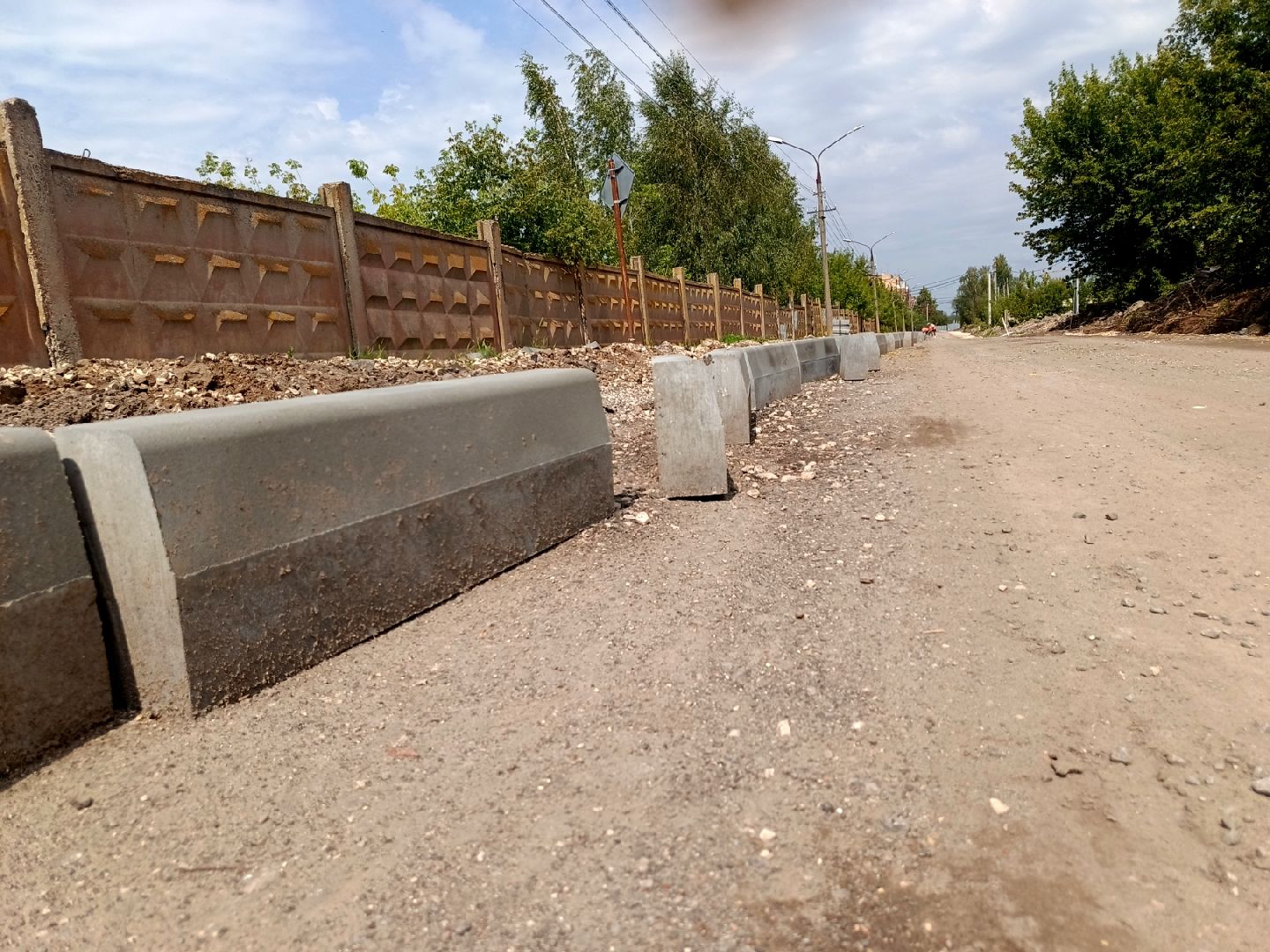 зарайск, дорога к школе, строительство,