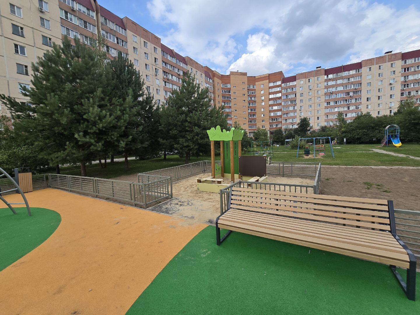 Коломна, новая детская площадка, модернизация детских игровых площадок,