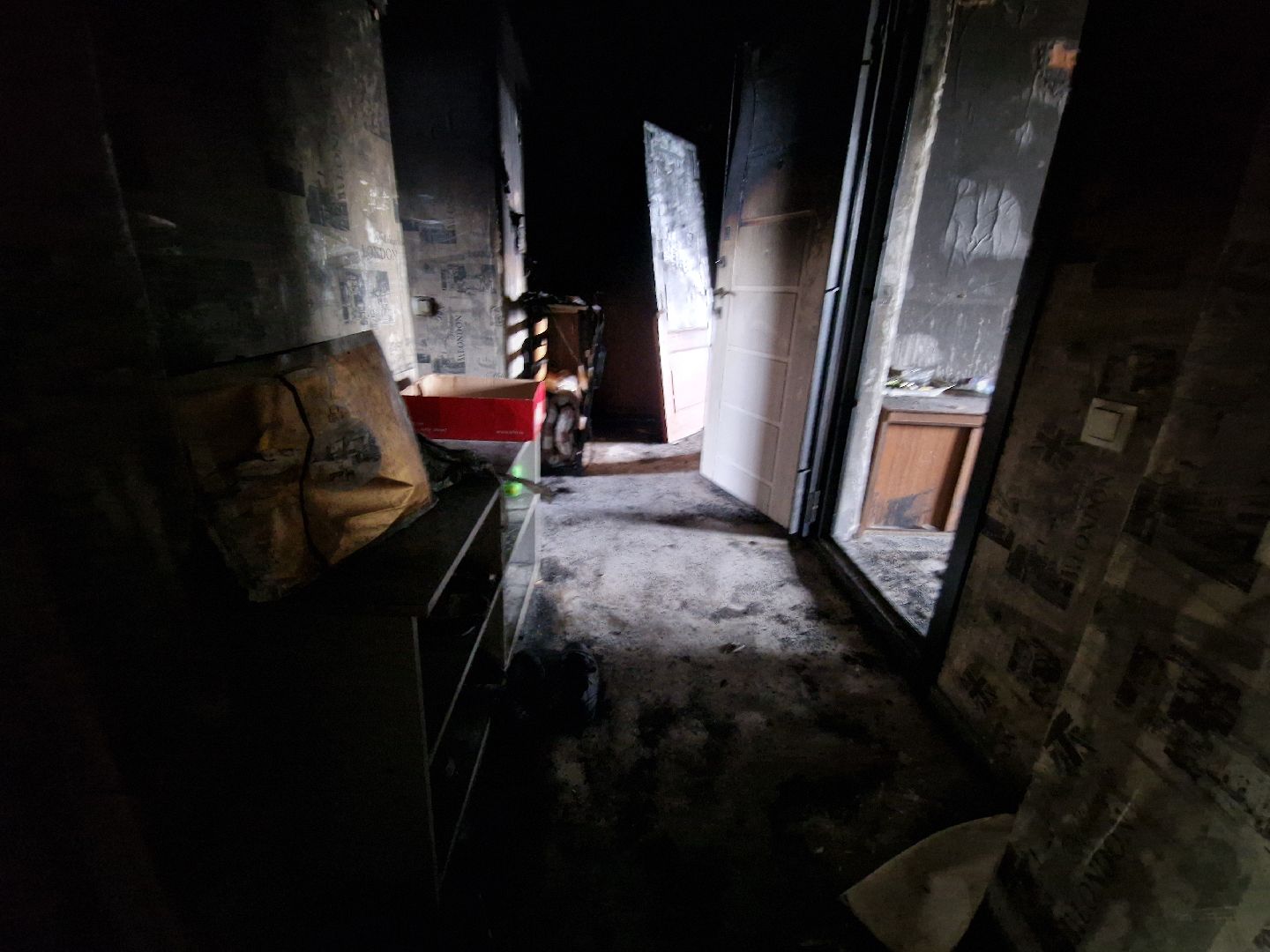 ЧП, пожар в балашихе, пожар в доме на флерова,