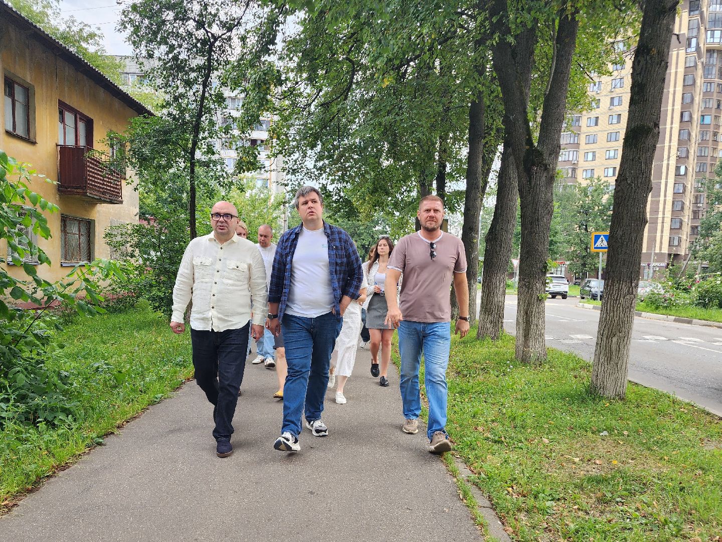 лосино-петровский, обход территории, глава городского округа, школа,