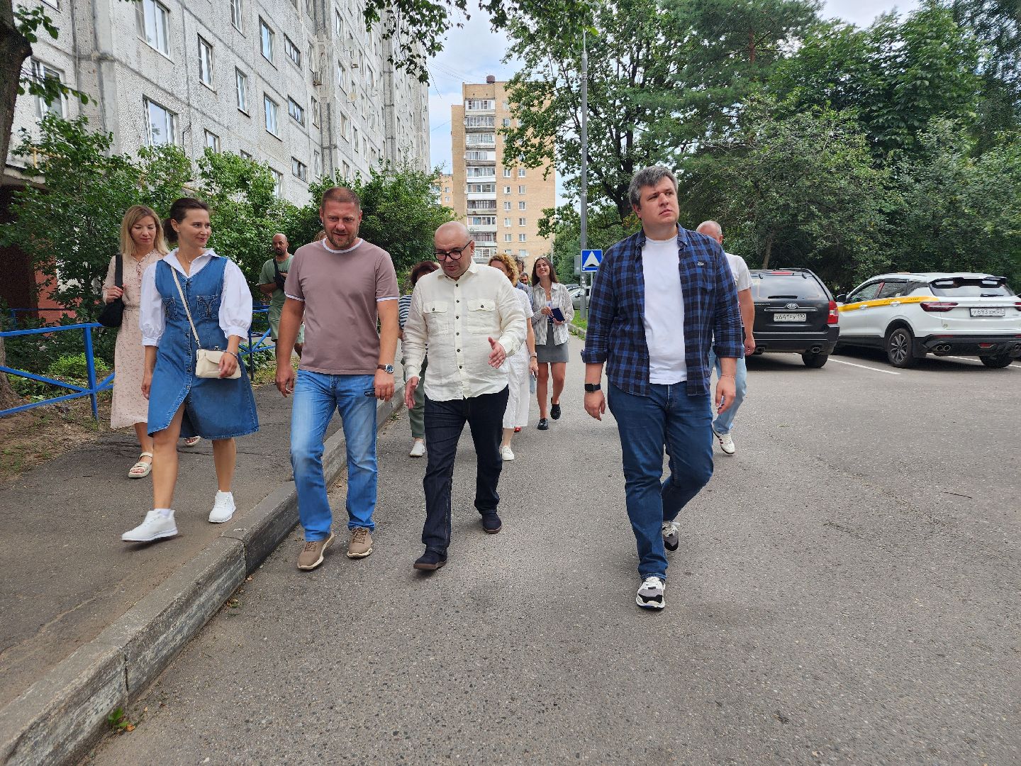 лосино-петровский, обход территории, глава городского округа, школа,