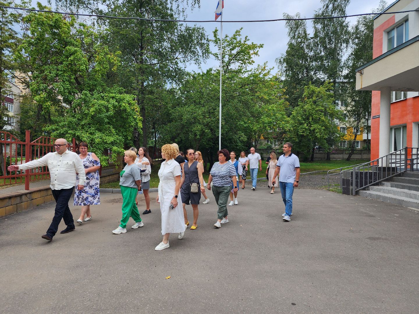 лосино-петровский, обход территории, глава городского округа, школа,