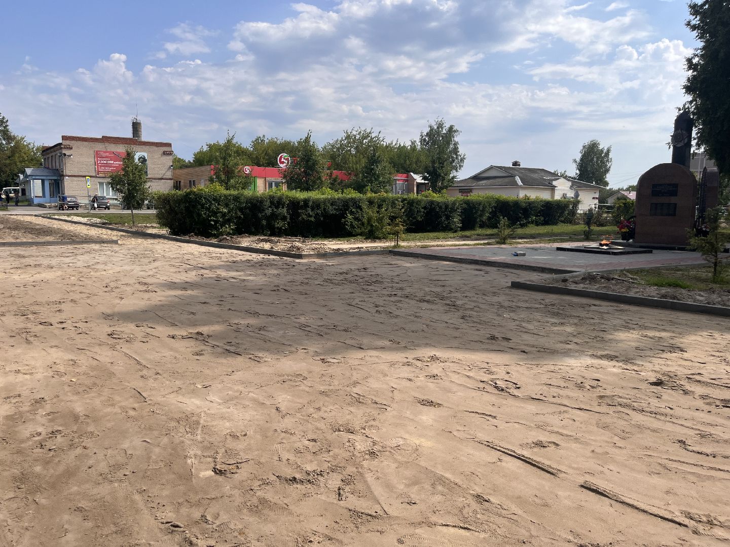 Шатура , шатура 2025, дмитровский погост, памятник, благоустройство,