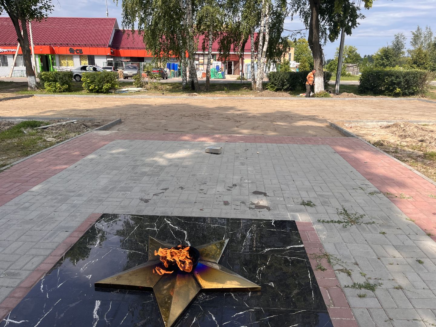 Шатура , шатура 2025, дмитровский погост, памятник, благоустройство,