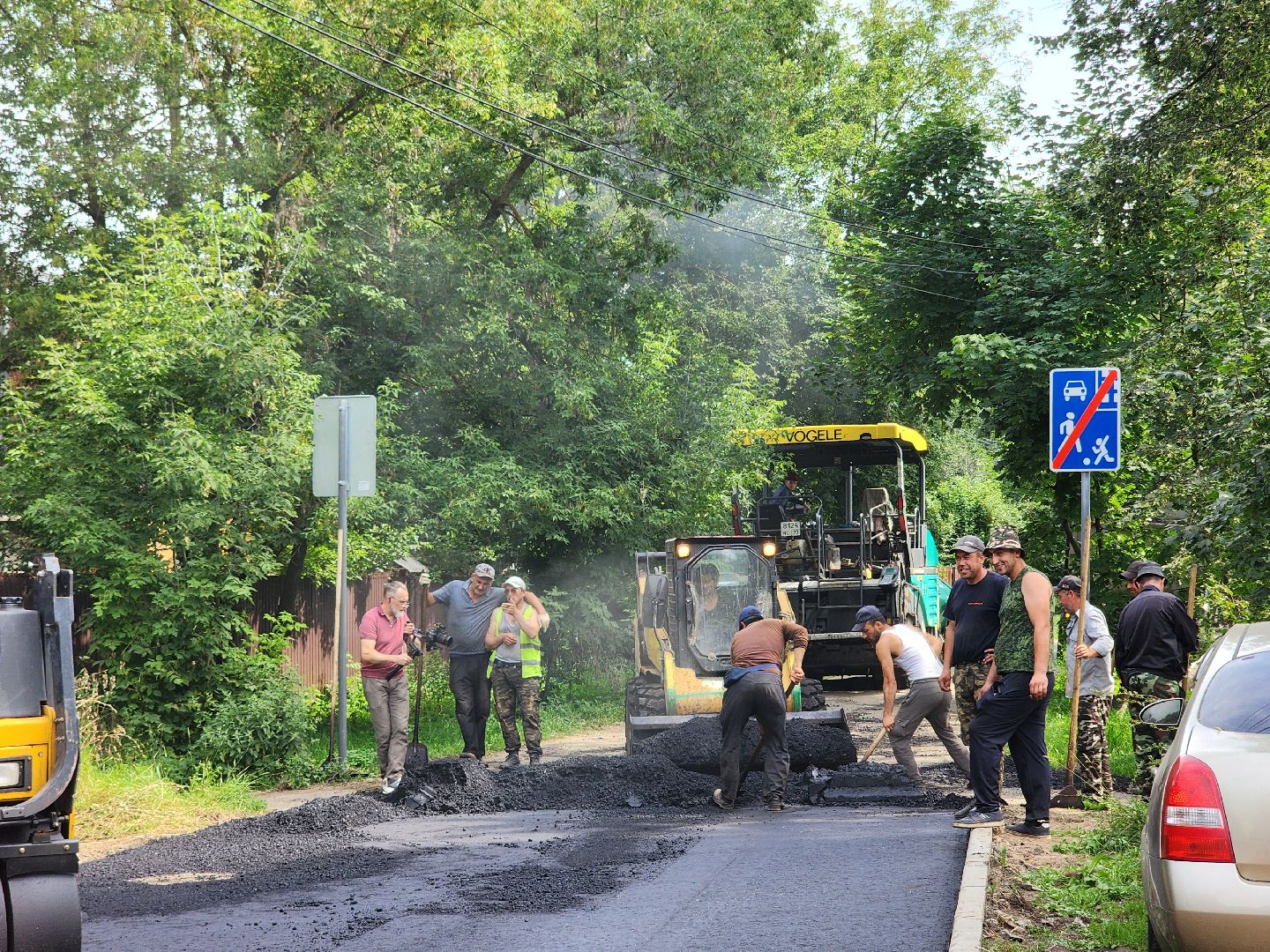 королёв, ремонт дворовой территории , обновленная улица Толстого,
