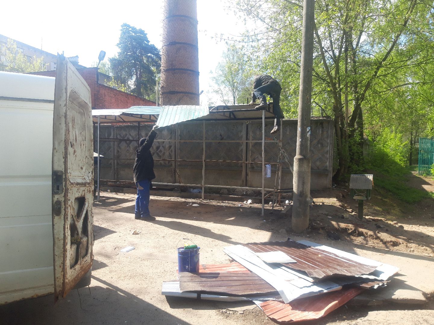 двор, доброе дело,