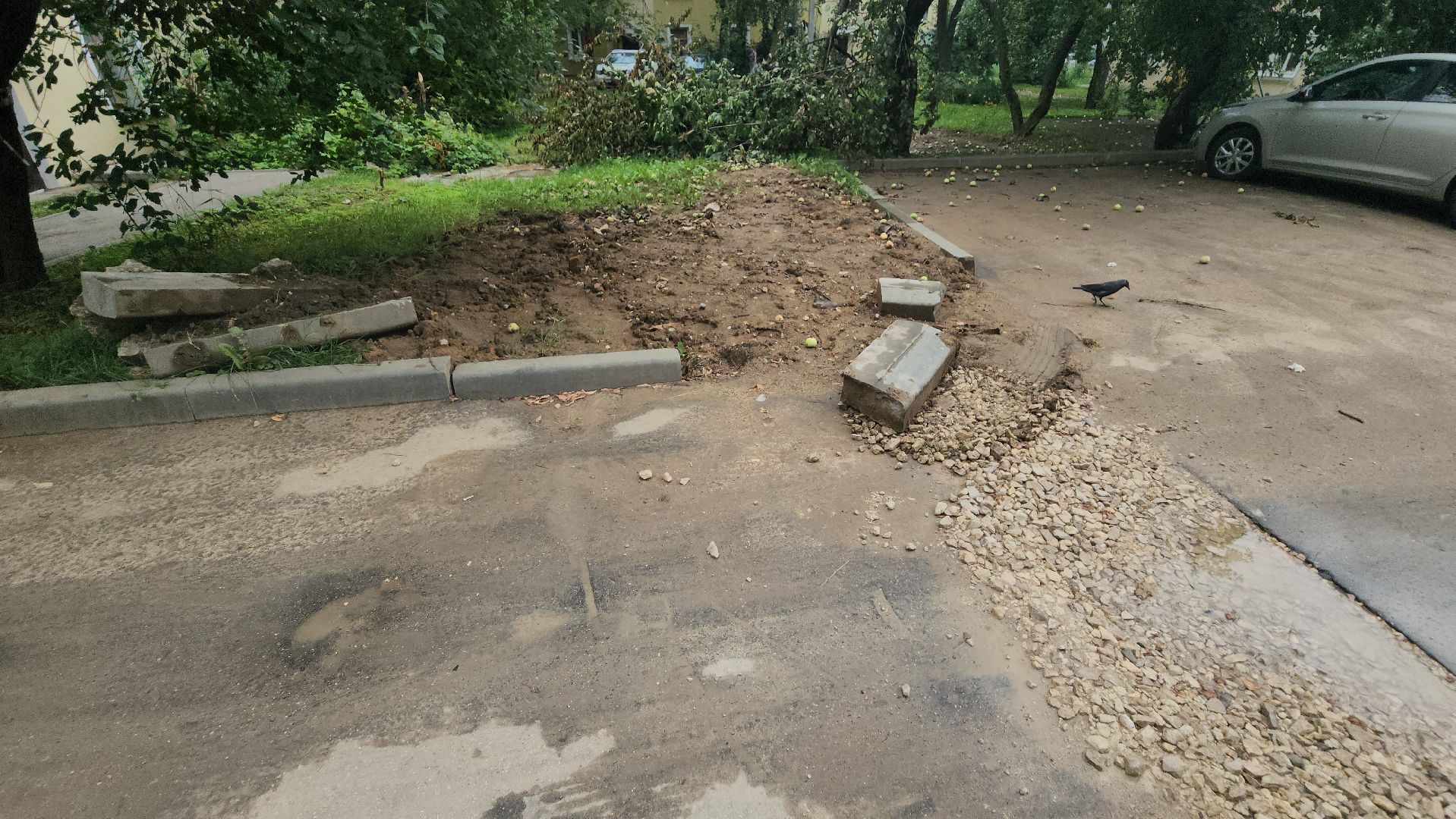 серпухов, улица дзержинского, прорыв трубы,