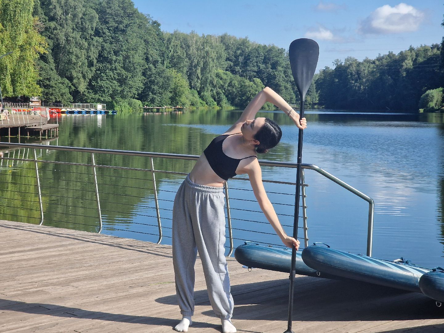 йога на сапбордах, йога на сапе, йога на воде, йога в пехорке, балашиха,