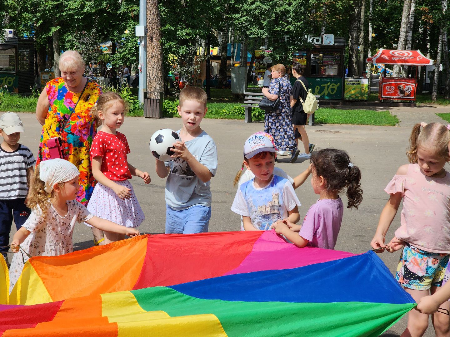 ногинск, парк, дети, игры, развлечение, общество,
